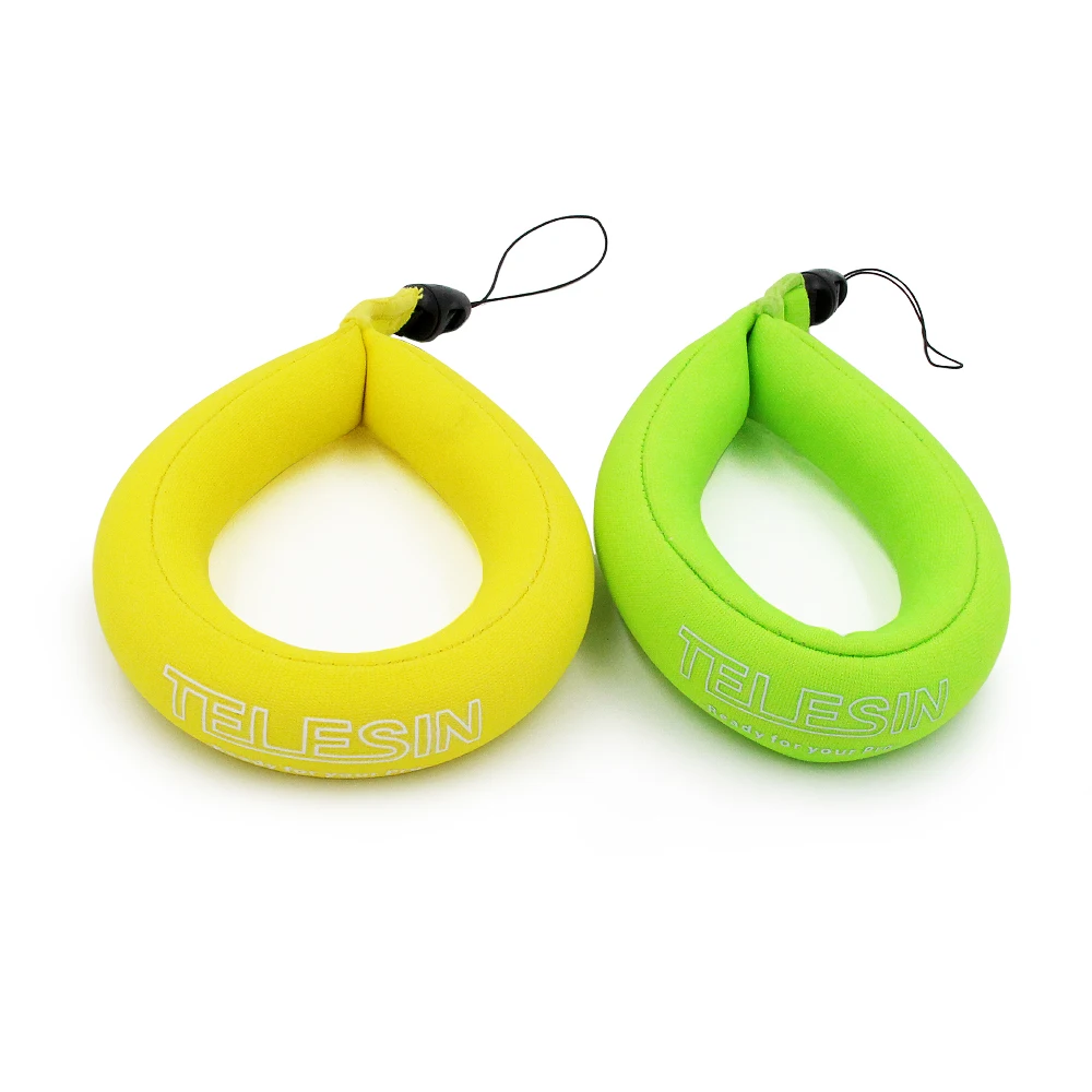

TELESIN Floating Strap Yellow Green 2pack for GoPro Xiaomi YI EKEN SOOCOO Action Cameras Scuba Swimming, Diving, Sea Fishing