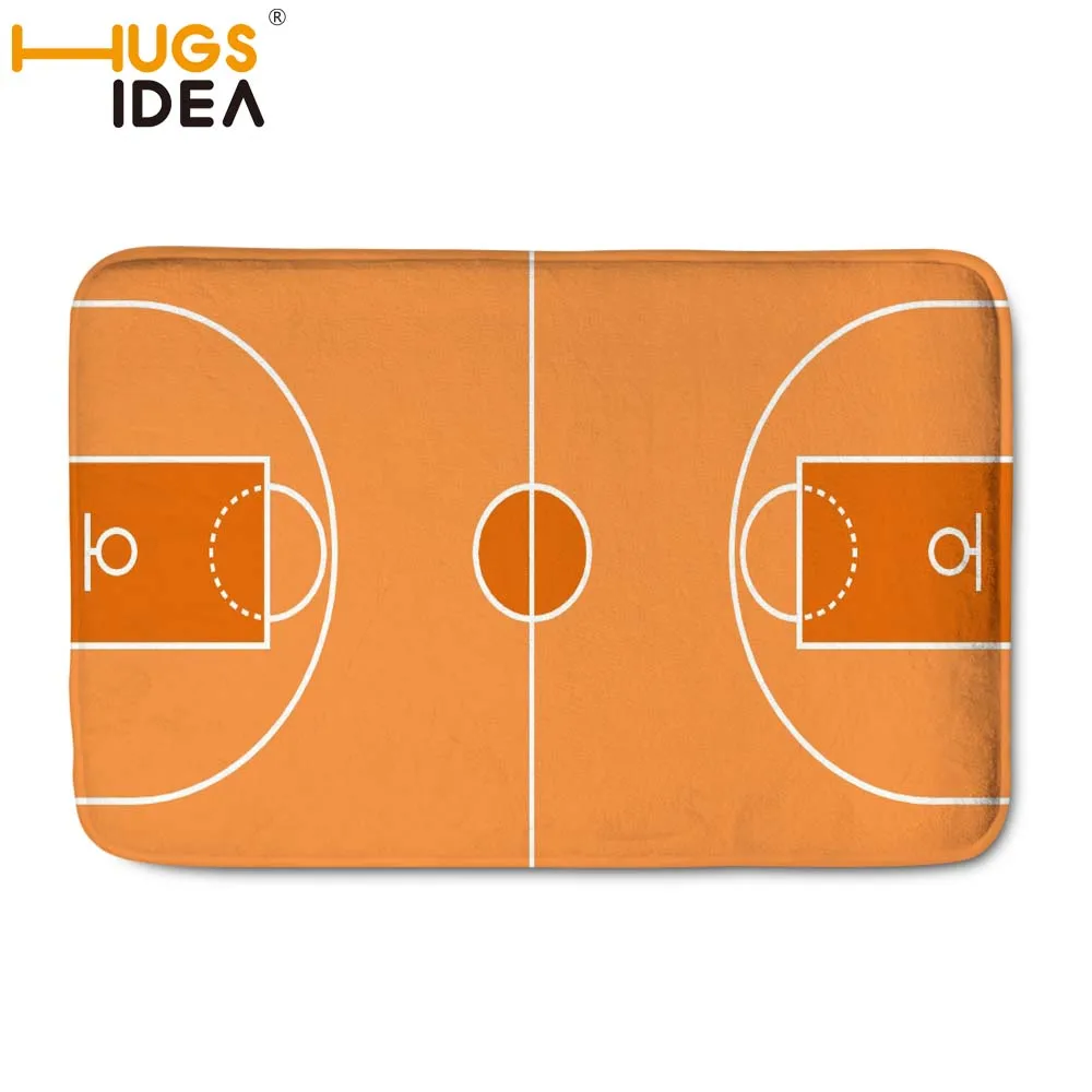 HUGSIDEA пользовательские баскетбол NBA ковер передняя дверь дверной коврик для ванной комнаты мягкий водопоглощающий баскетбольный корт ковры коврики