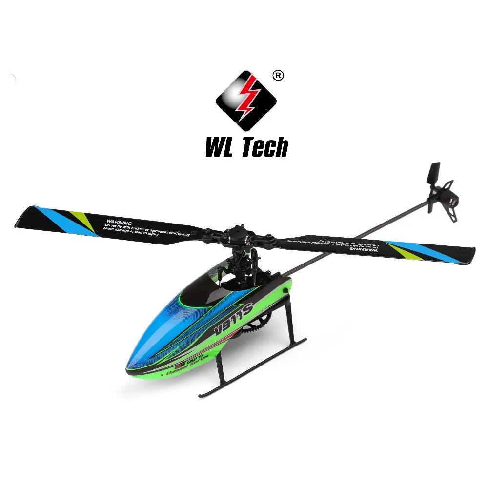 WLtoys V911S RC вертолет 2,4G 4CH 6-Aixs Gyro Flybarless RC вертолет RTF пульт дистанционного управления вертолет с гироскопом ударопрочный