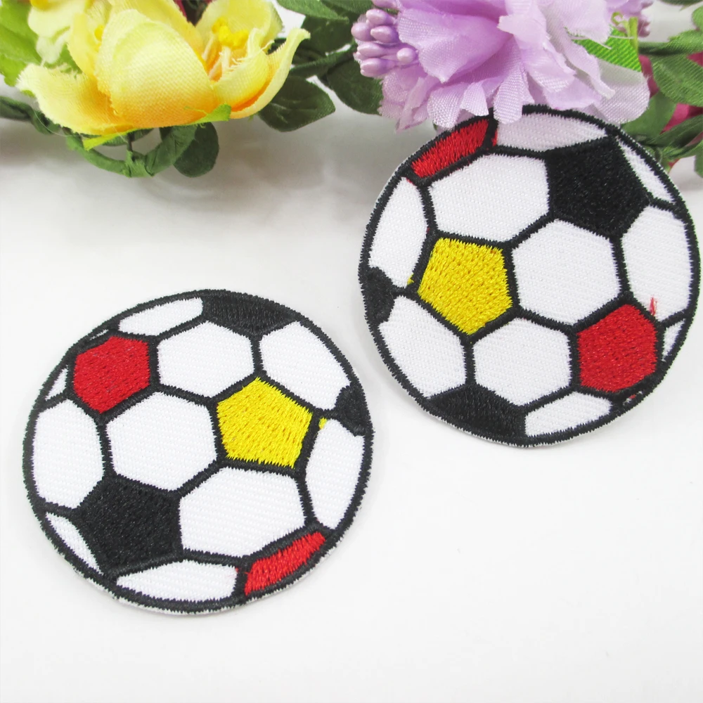 Buy football embroidery patch clothing patch applique