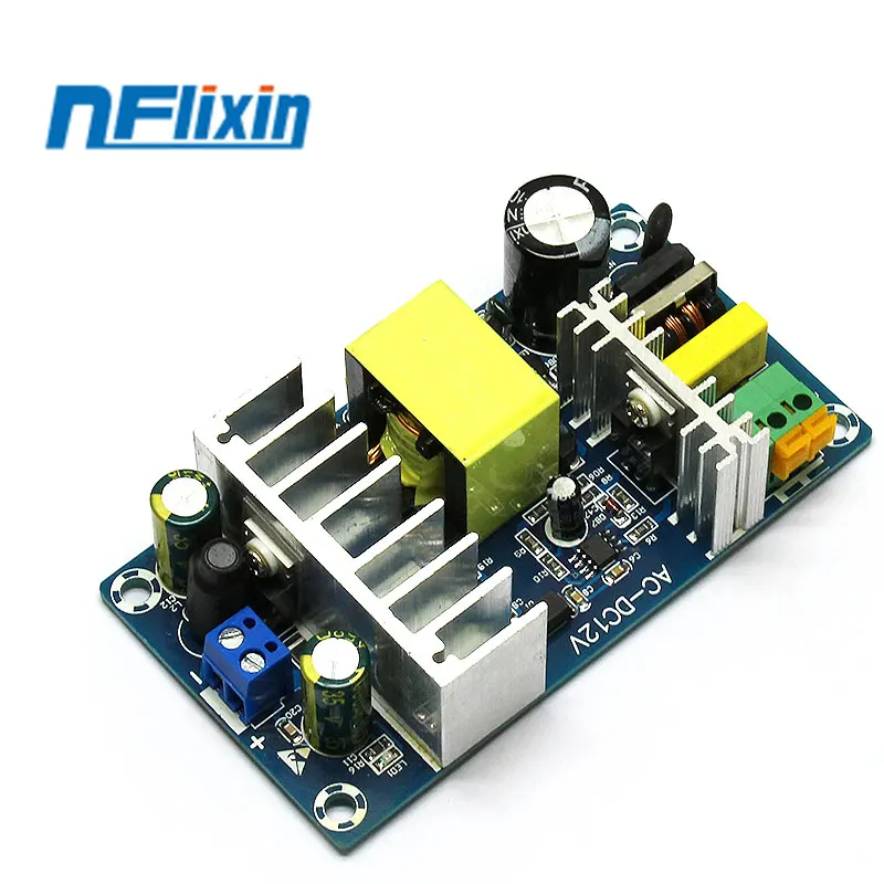 

100W 6A-8A Stable High Power Switching Power Supply Board AC 110V 220V to DC 12V Power Transformer Step Down Voltage Regulator