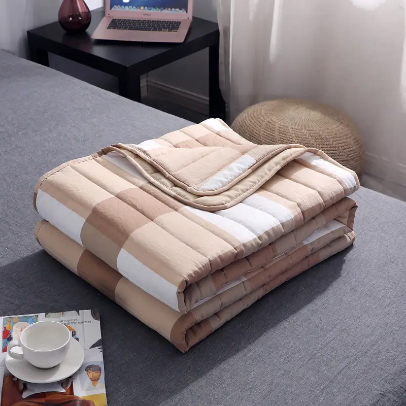 Моющиеся тонкие летние одеяла хлопок одеяло домашний покрывало придиванный коврик плед кондиционер комнаты текстиль постельные принадлежности степдекке