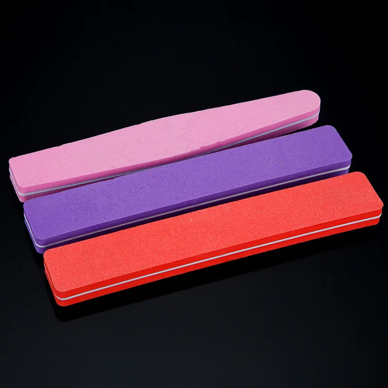 

WENYI 10PCS High Quality Nail File Buffer Sanding Washable Manicure Tool Nail Art Polish Sandpaper Strip Bar Set Polishing File