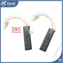 2pcs/lot Original for washing machine parts Carbon Brushes part 39S good working