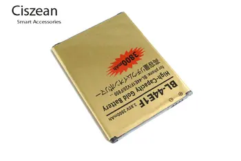 

Ciszean 10pcs/lot 3800mAh BL-44E1F / BL44E1F / BL 44E1F Gold Replacement Battery For LG V20 H990 F800 + Tracking Code