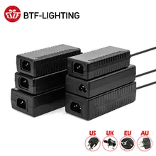 DC12V LED Power Supply 1A 2A 3A 5A 6A 7A 8A 10A Interruptor Adaptador Transformador para WS2811 WS2815 LED Luz de Tira 5050 3528 LED Luz