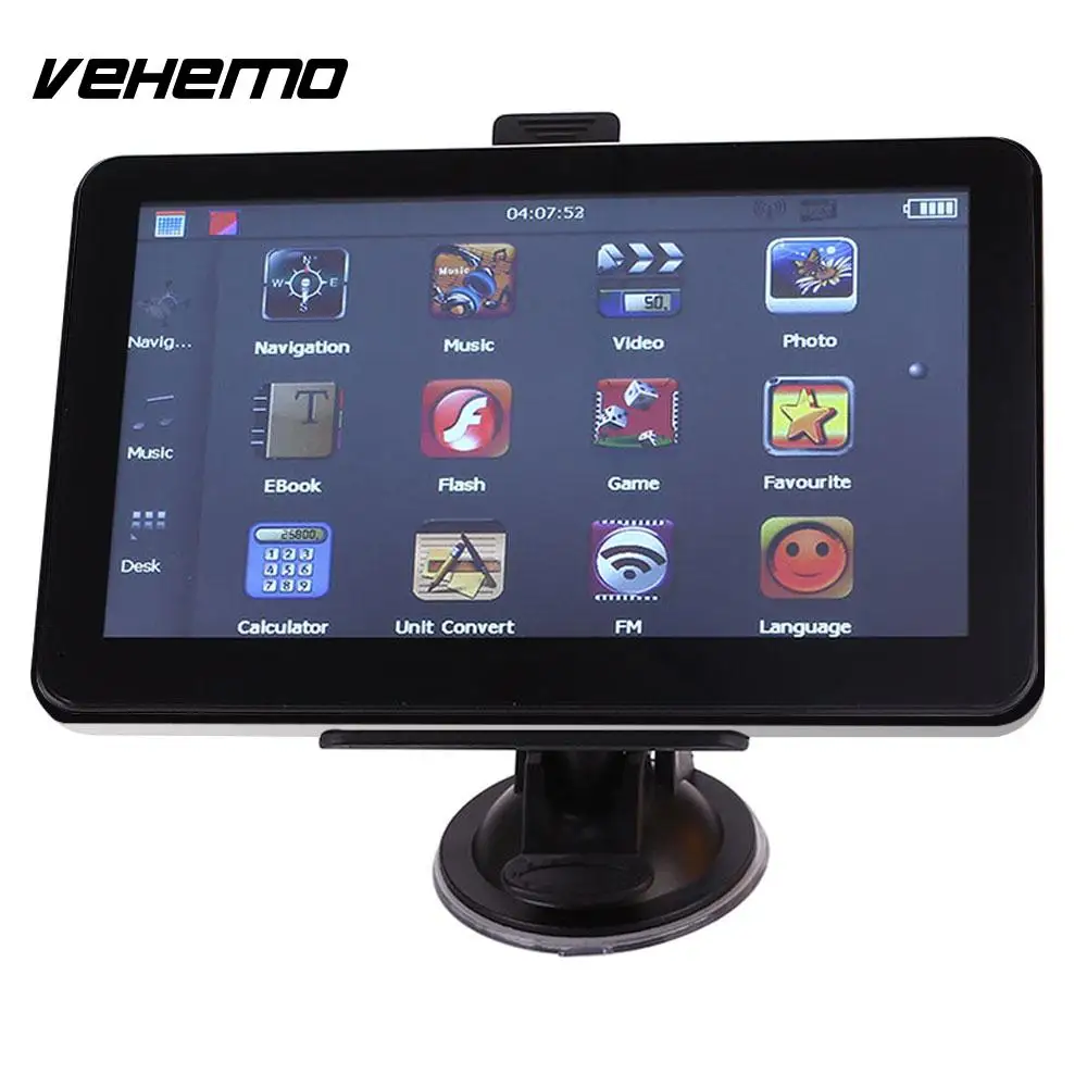 

Vehemo 7 Inches Car Navigator Camera Vehicle GPS Navigator Electronics GPS Navigator for Photography Map Sensors for Recorder