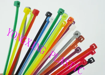 

90pcs/lot 2015 new 6 color 11.8 inch(50lbs) 5(width 4.4mm)x300mm Network Nylon Plastic Cable Wire Zip Tie Cord Strap