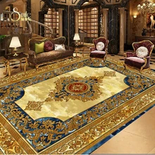 Роскошный Европейский ковер для гостиной, спальни, кухни, коридора, наполненный ковриком, прикроватный, татами, для дома, Противоскользящий коврик для мытья