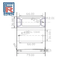 100 pçs/lote UHF H3 Estrangeiro AZ 9654 chip de RFID tag anti de metal para a gestão de Ativos Ao Ar Livre equipamentos de energia