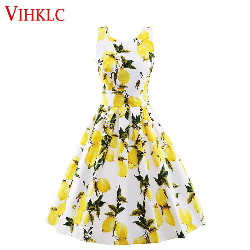 Retro Dress robe Womens Clothing 