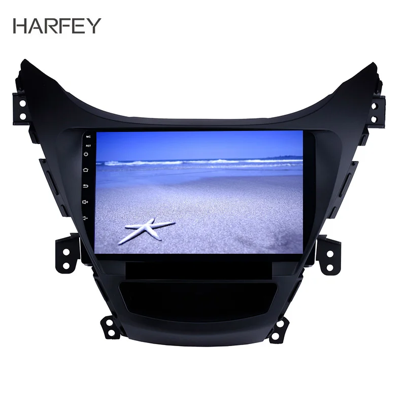  Harfey Steering Wheel Control Car Radio Android 8.1 For 2011 2012 2013 Hyundai Elantra With Music U