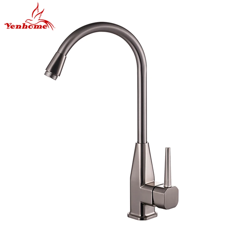 Yenhome Modern Solid Kitchen Mixer Cold and Hot Water Kitchen Tap Torneira Cozinha Single Lever Hole Water Tap Kitchen Faucet Yenhome Modern Solid Kitchen Mixer Cold and Hot Water Kitchen Tap Torneira Cozinha Single Lever Hole Water Tap Kitchen Faucet