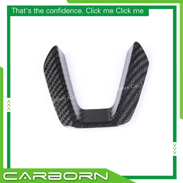 

For Mazda 3/CX-3/CX-5/CX-8/CX-9 2017 Up Carbon Fiber Steering Wheel Trim Cover