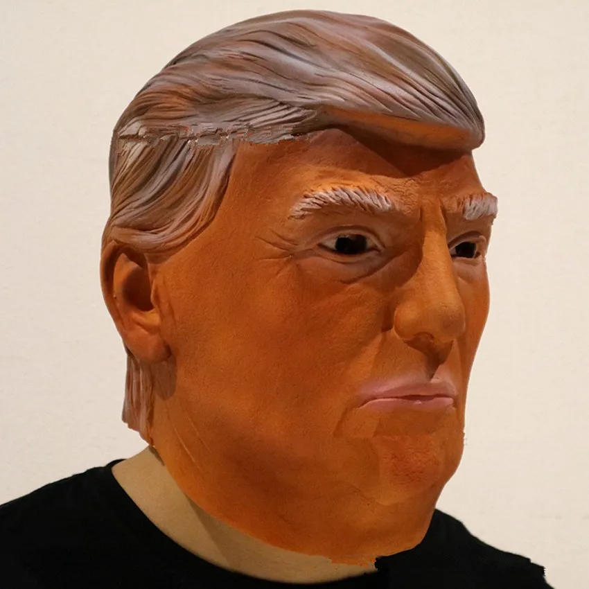 1 шт. маска Дональда Трампа Президентский костюм миллиардера латексная