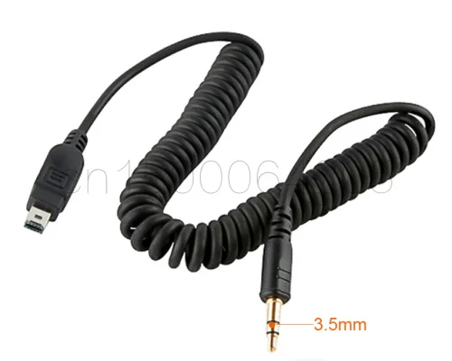 3.5mm-N3 / MC-DC2 Remote Control Shutter Connect Cable Cord for Nikon D7500 D7200 D5600 D5500 D3300 D750 D610 Pixel TW-283 T3 T8 |
