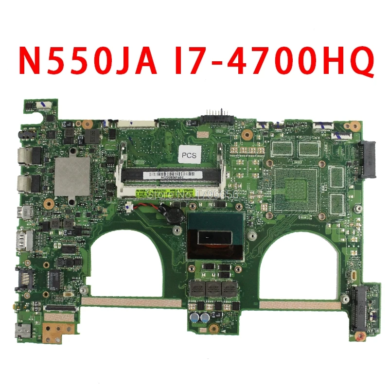 Для For Asus N550 N550JA N550JV процессор Материнская плата i7 4700HQ DDR3L 1600 MHz HD интегрированная