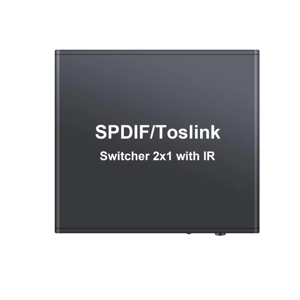 Neoteck SPDIF/Toslink Switcher 2x1 с ИК Toslink Switcher два входа один выход оптический аудио коммутатор двусторонний переключатель для DVD