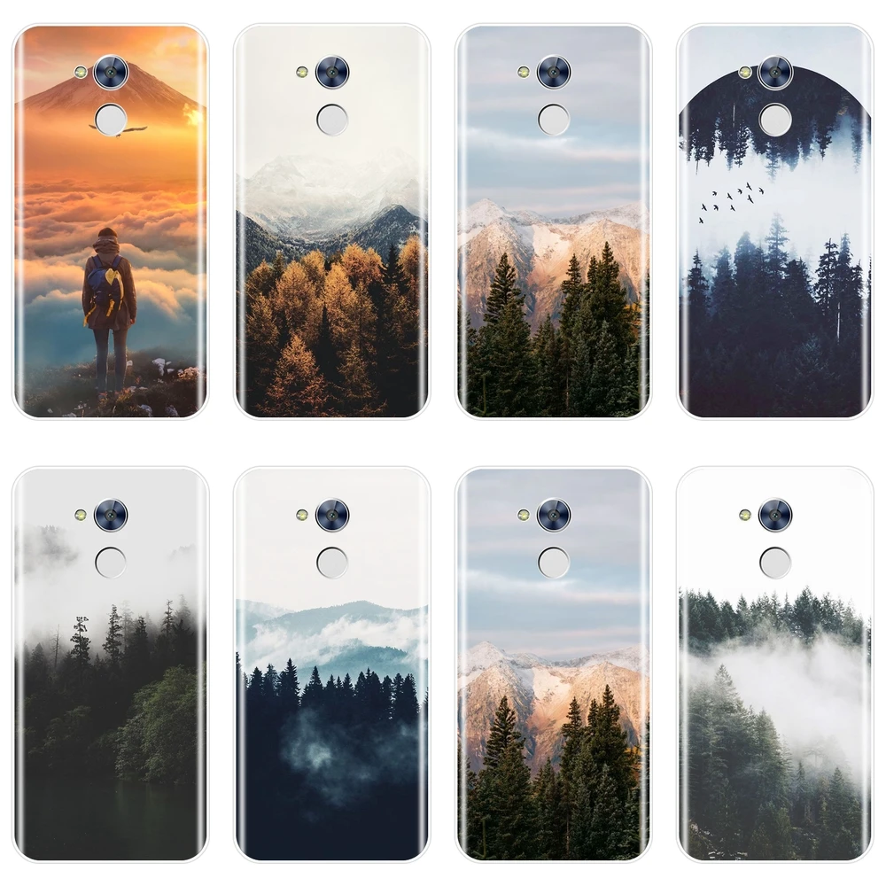 

Travel Mountain Forest Phone Case For Huawei Honor 4X 5A 5X 6 6X Soft Silicone Back Cover For Huawei Honor 6A 4C 5C 6C Pro Case