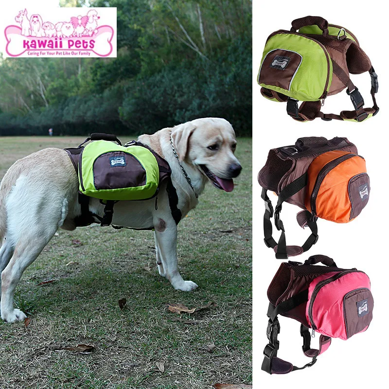 New 2016 Hot Pet Large Dog Bag Carrier Backpack Saddle Bags Camouflage