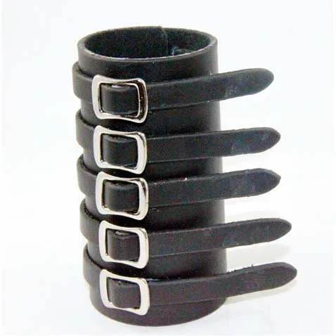 

Leather Casual Wide Wristband Simple Metal Punk Style Leather Brecelet Unisex