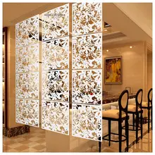 ПВХ бабочка настенный экран перегородка гостиная занавес экран перегородка гостиная складной экран украшение дома 8 шт