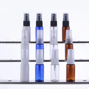 

100pcs 15ml empty small mist spray plastic bottle,15cc perfume refillable cosmetic container with sprayer pump Mini travel size