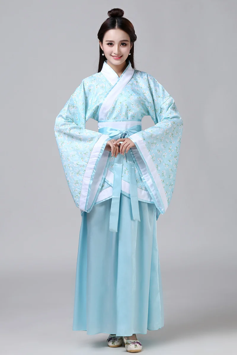 Традиционный китайский красивый танец ханьфу китайское платье династии Тан древнекитайский карнавальный костюм многоцветный женский