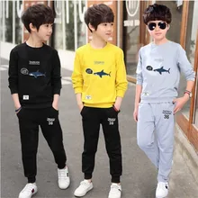 Коллекция года, Осенняя детская одежда детский костюм с принтом осенняя одежда для мальчиков Детский свитер из двух предметов