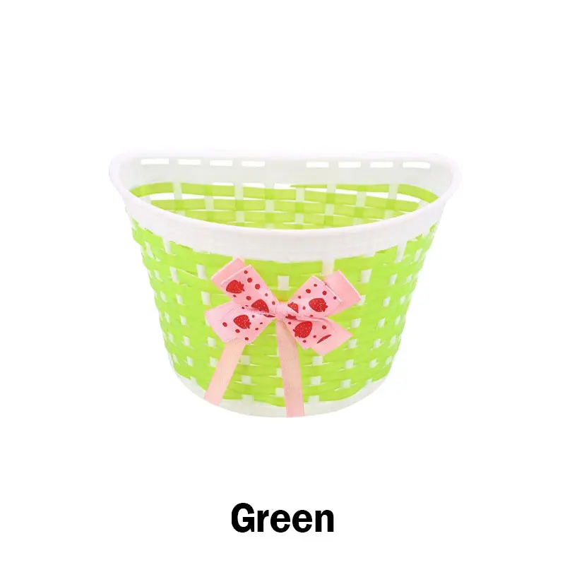 Sale 2019 Lovely Chird Girl Gifts Bicycle Scooter Basket Children Bike Plastic Knitted Bow Knot Front Handmade Bag Sport Accessory 6 Sale 2019 Lovely Chird Girl Gifts Bicycle Scooter Basket Children Bike Plastic Knitted Bow Knot Front Handmade Bag Sport Accessory 6
