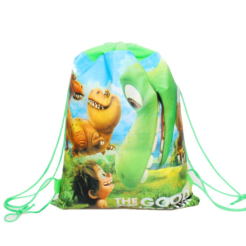 1 шт футбольный динозавр Нетканая сумка на шнурке для мальчиков и девочек школьные рюкзаки дорожная посылка Детские вечерние подарочные сумки - Цвет: 18