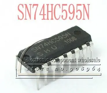 RHECCOW 50 шт./лот SN74HC595N 74HC595 | Электронные компоненты и принадлежности