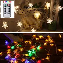 3M 20 светодиодный s USB светодиодный светильник-гирлянда с 8 режимами дистанционного управления Сказочный светильник для рождественской вечеринки, свадьбы, сада, домашнего декора, светильник ing