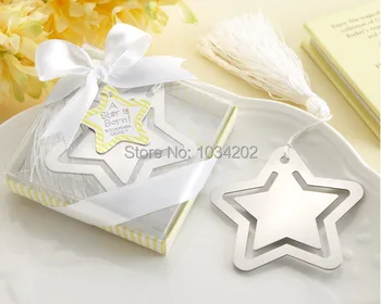 

100PCS Star Metal Bookmark with Tassel Exquisite Wedding Gifts Creative Book Markers Student's Favors Book Holder