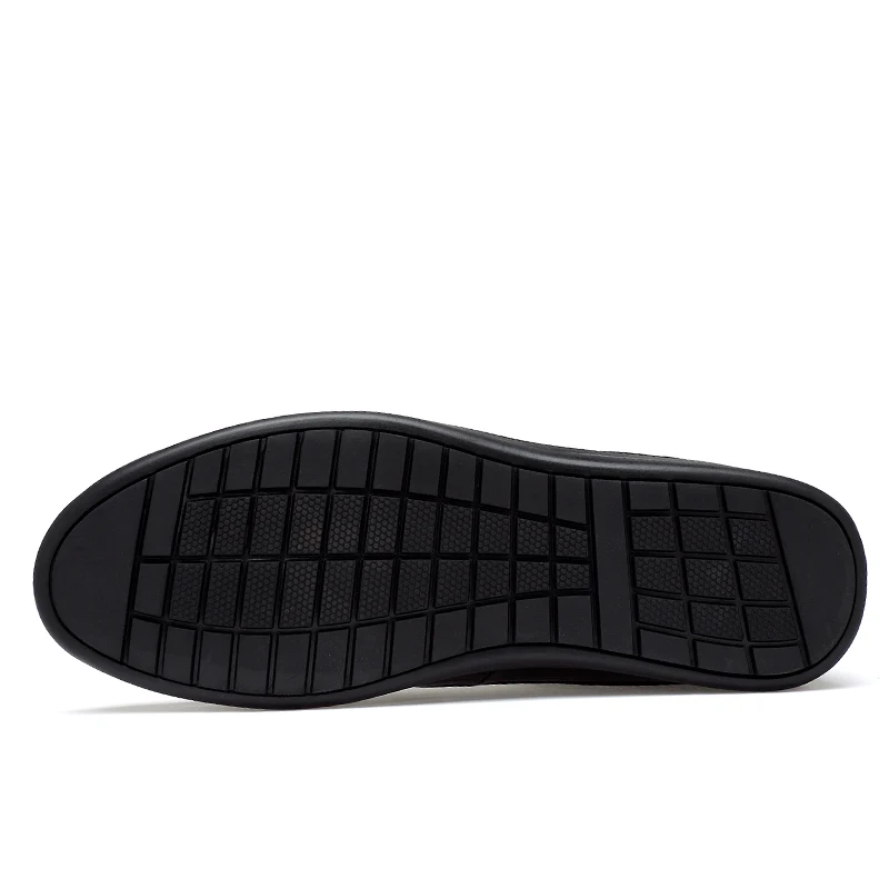De Nouveau En Pour Style Appartements Cuir dark Doux Véritable Mocassins Marche Noir Supérieure light Chaussures Confortables Hommes Qualité Brown Brown kZPiOXuT