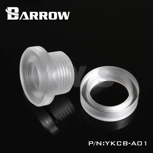 Барроу G1/4 &quotакриловая ПММА через доску порт для впрыска воды соединительная