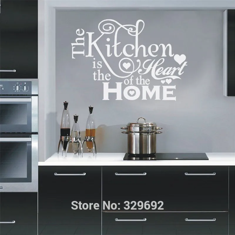 Kitchen House of Love Vinyl Wall Sticker Home Decor Stikers For Wall Decoration Kitchen Wall Stickers DIY
