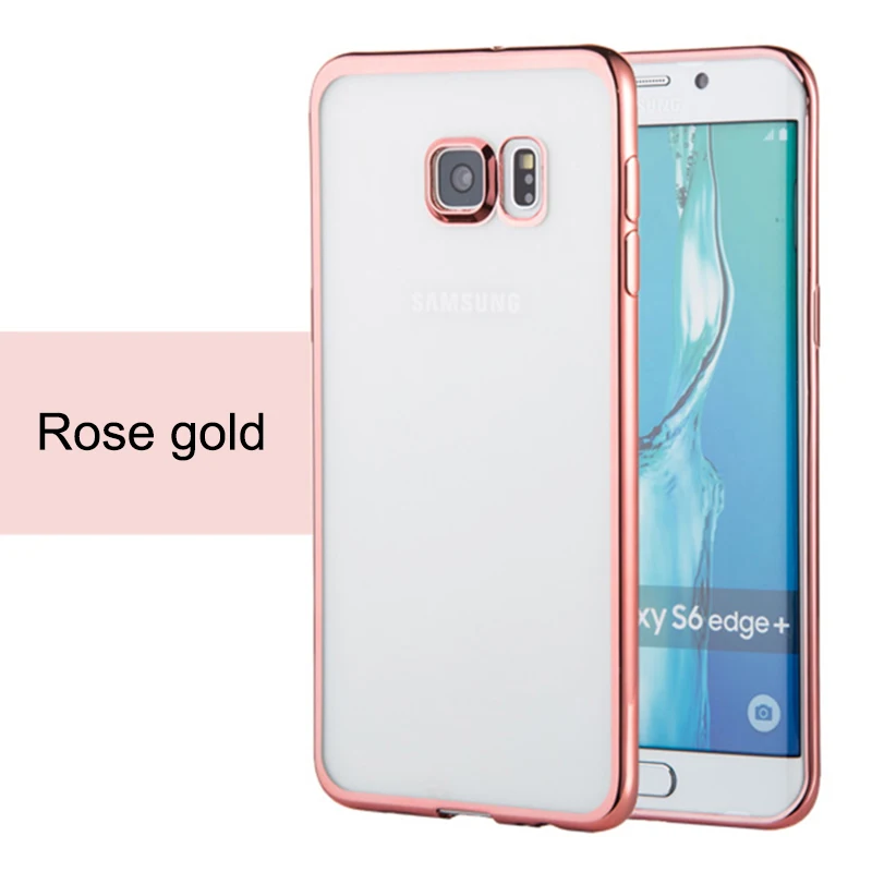 Роскошный чехол Nephy с рамкой из ТПУ для Samsung Galaxy S5 S6 S7 Edge Plus ультратонкий