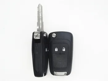 

10pcs Replace 2 Buttons Refit Folding Remote Key Case Shell fits for CHEVROLET Spark Flip Remote Key Fob car key blank 1pc
