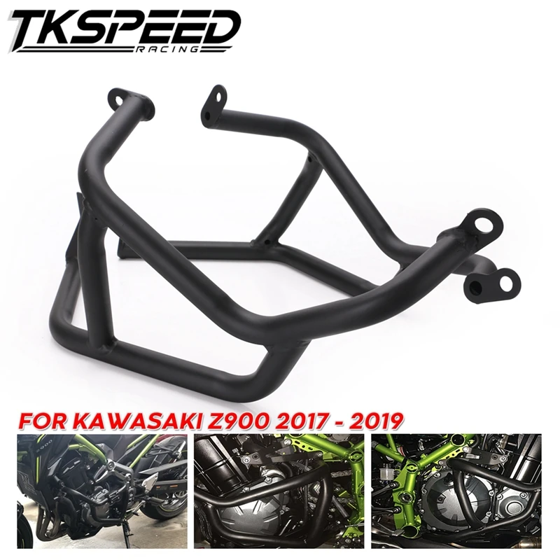 Защитная панель для мотоцикла Kawasaki Z900 2017 черная защита от падения | Автомобили и