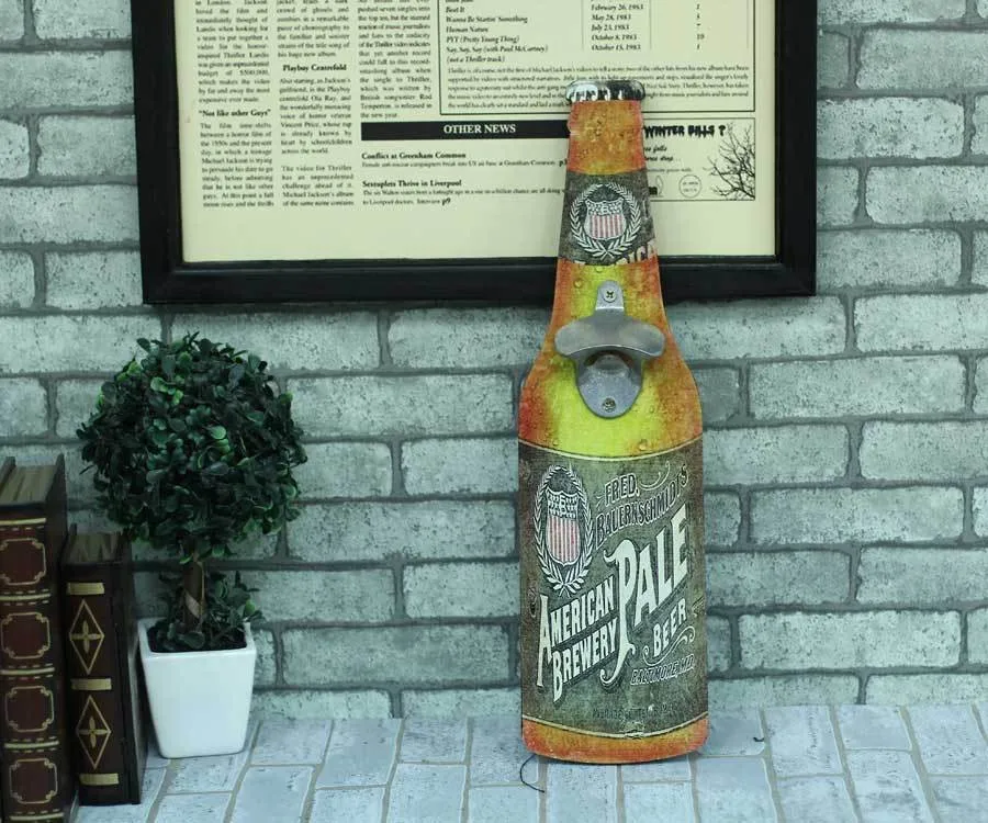 Открывалка для бутылок из МДФ американские открывалки пива в стиле ретро