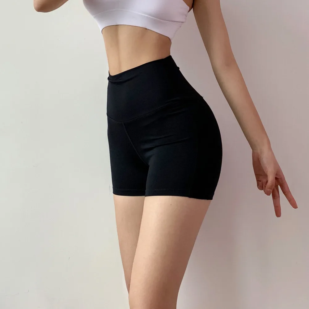 2019 women's breathable sexy yoga shorts slimming hips tight-fitting sports fitness running yoga shorts gym fitness ladies 40J1 (13)