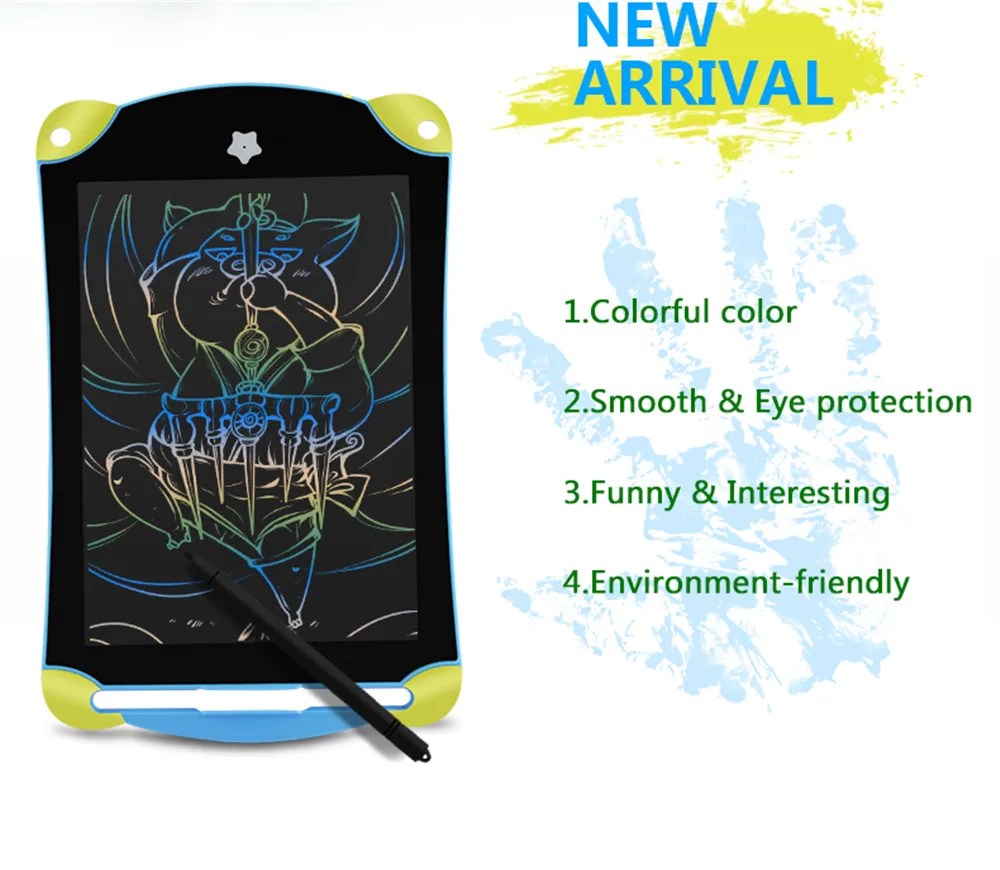 

8.5 Inches Magnetic Blackboard for Kid Children Handwriting Flip chart Board LCD Drawing Tablet Gift Painting Teaching Supplies