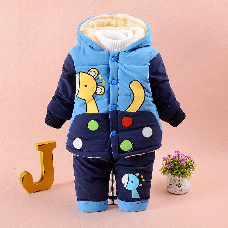 2 4 Y Boys Winter Clothing Set Down Parkas For Boy Warm Jacket Coats