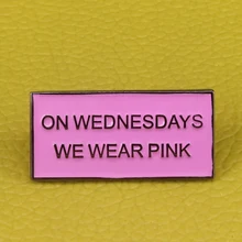 Mean Girls Auf Mittwochs Wir Tragen Rosa Revers Film brautjungfer Geschenk Emaille pin