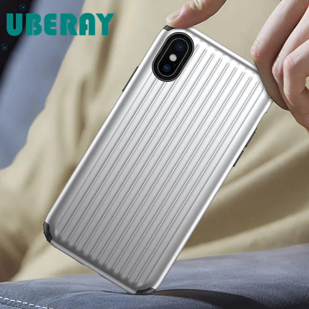 

UBERAY Case For iPhone XS iPhone XS MAX Luxury Travel Super Protect Shockproof Cover For iPhone XS MAX Case For iPhone X Coque