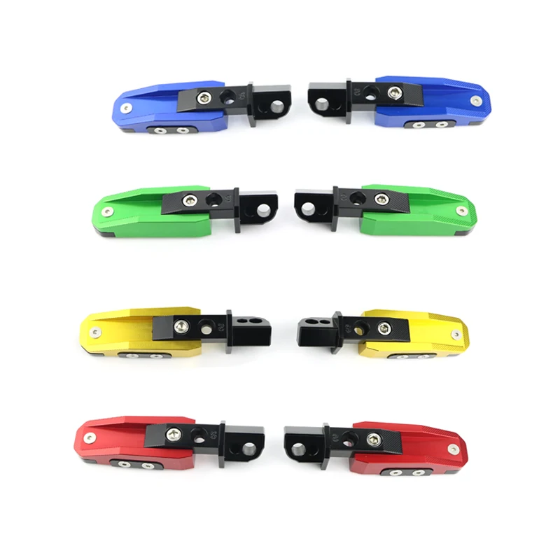 Aluminum Passenger Motorcycle Rearsets Footrests Footpeg Foot Rest Pegs For Yamaha VMAX/V MAX