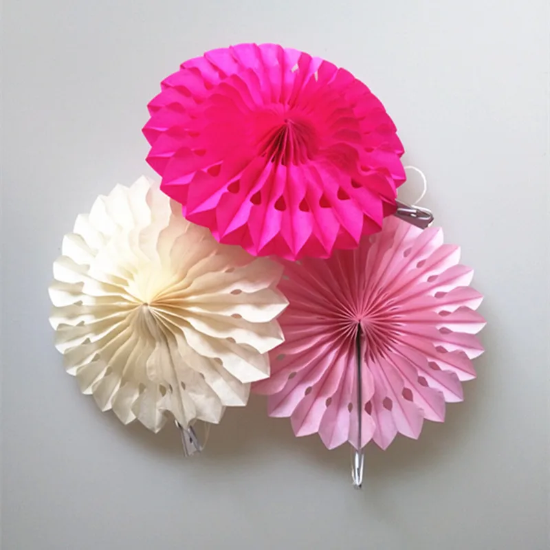 wedding decoration fan 15cm hollow paper folding fan diy paper fan flower decorations