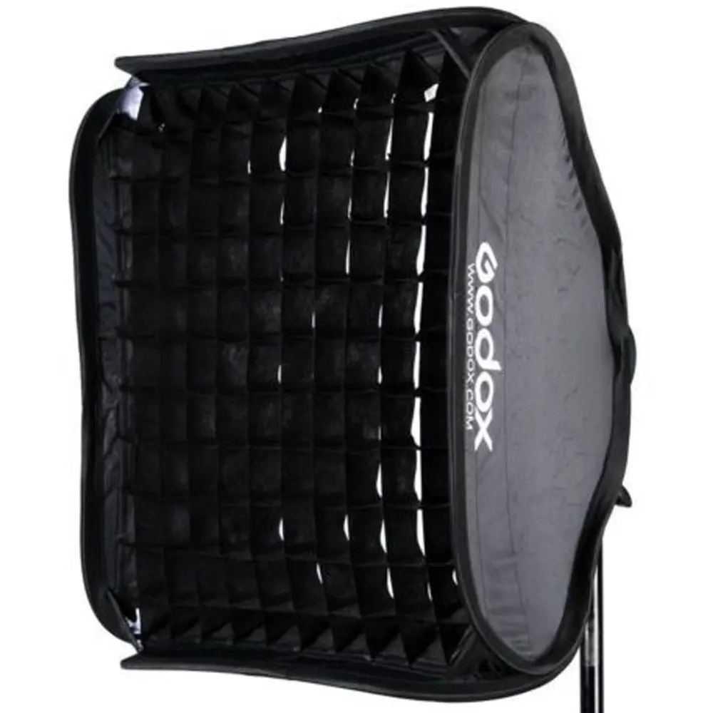 Godox S-Type Bracket Bowen mount + Softbox + The Gird Kit For Camera Flash (6)