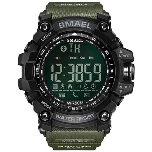 2018 Men Watch Smart Watch Men Sports Watches Army Green Style